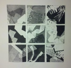 2011 Mono print, india ink